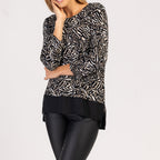 MIRA – T-shirt femme à manches longues tendance